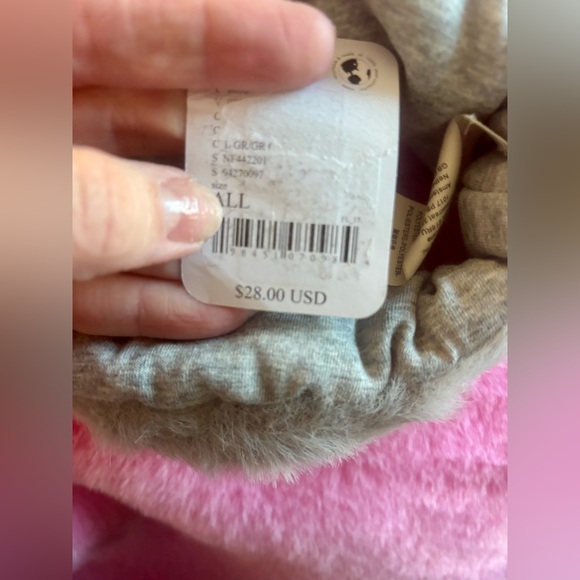 SALE! Free People Slopeside Sherpa Earwarmer Gray O/S NWT. - Picture 7 of 11